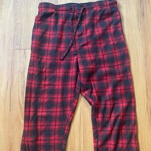 Plaid Bottoms in Red and Black